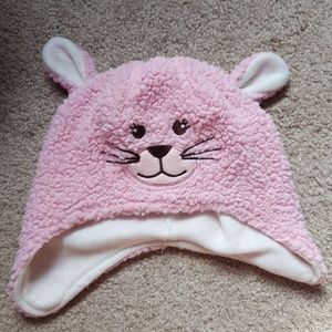 ❤ 4/$20 Fuzzy Pink Bunny Hat